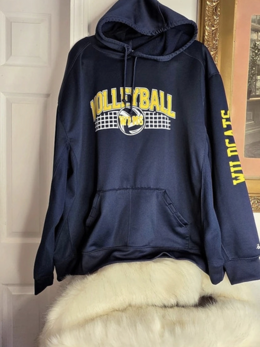 Badger Sport Volleyball Hoodie 2XL Blue
